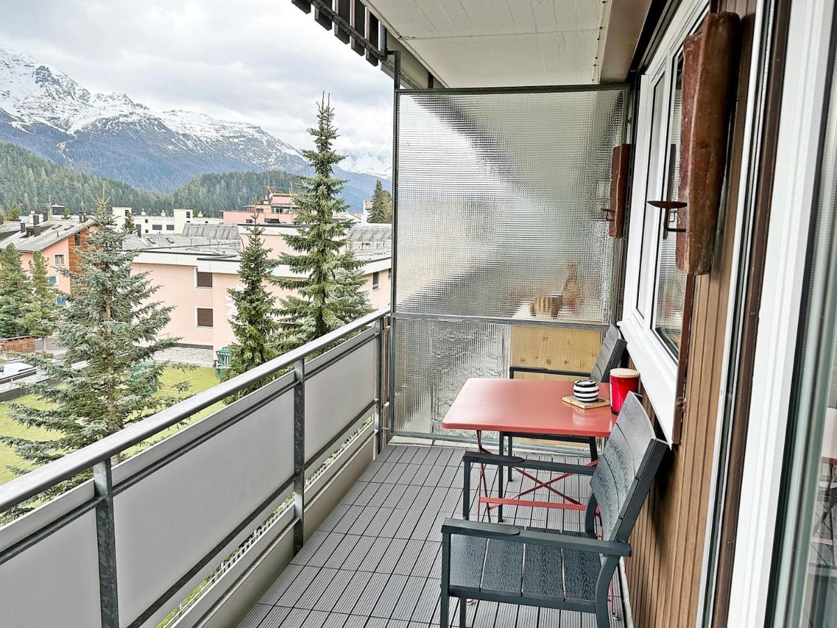 42M2 Alpenschick Mit Balkon, Ausblick, Pool - E405 Διαμέρισμα Σεντ Μόριτζ Εξωτερικό φωτογραφία